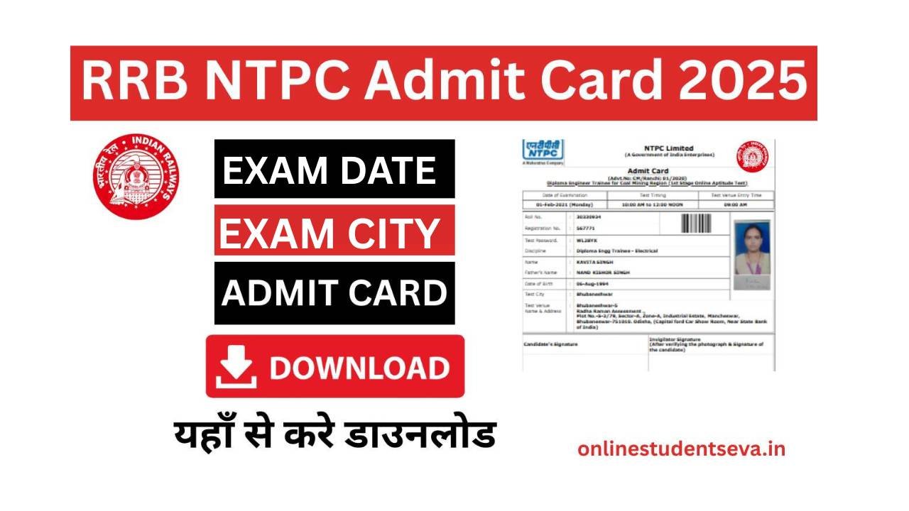 RRB NTPC Admit Card 2025