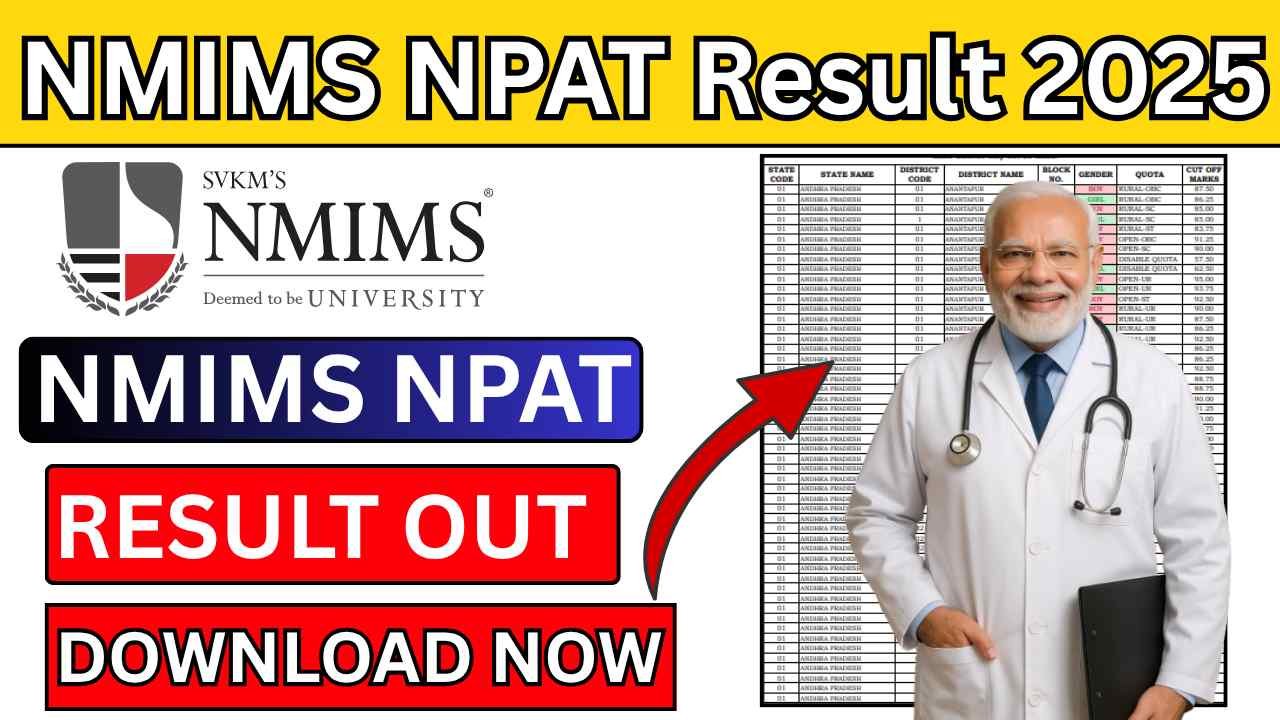 NMIMS NPAT Result 2025