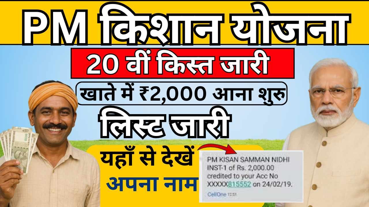 PM Kisan 20th Installment 2025