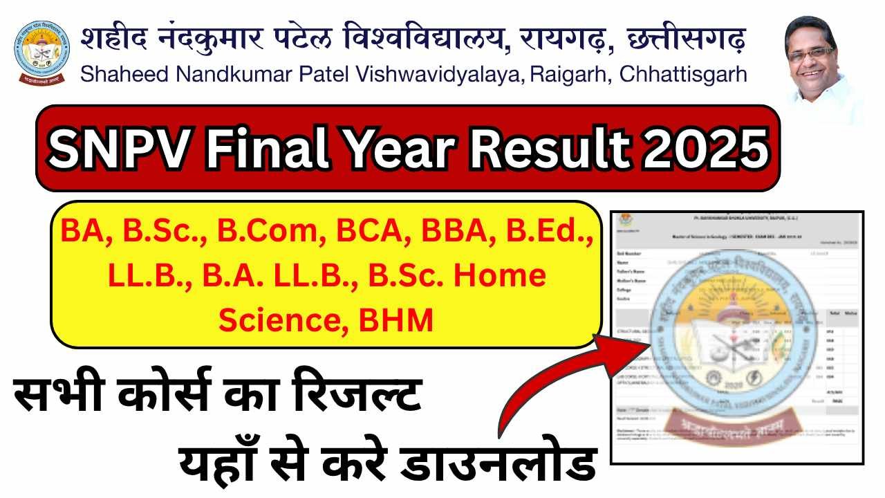 Final Year Result 2025