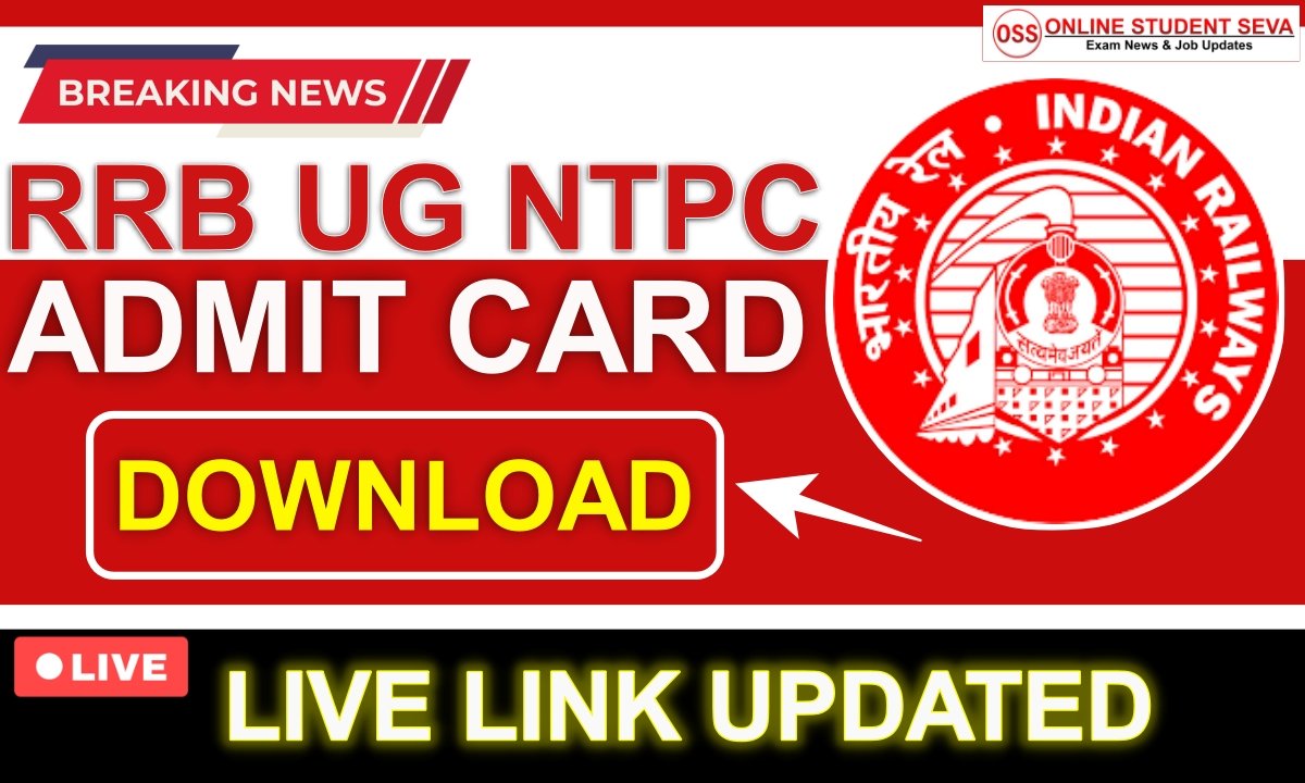 RRB NTPC UG Exam Date Admit Card 2025