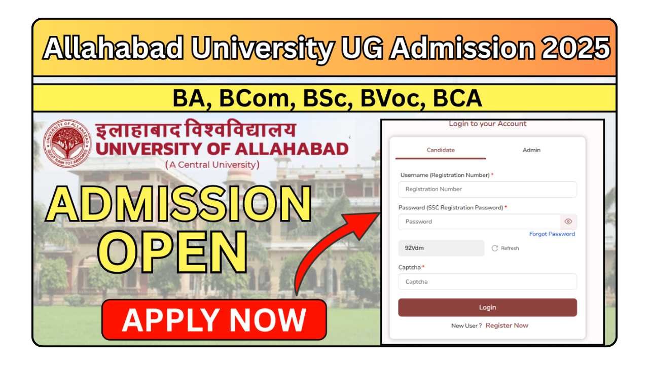 Allahabad University UG Admission 2025